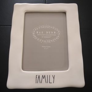 Rae Dunn Family Photograph Frame